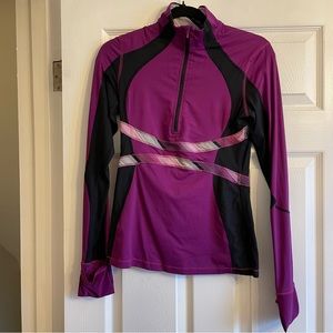 Lululemon Run Hills Half Zip Pullover, sz 6
